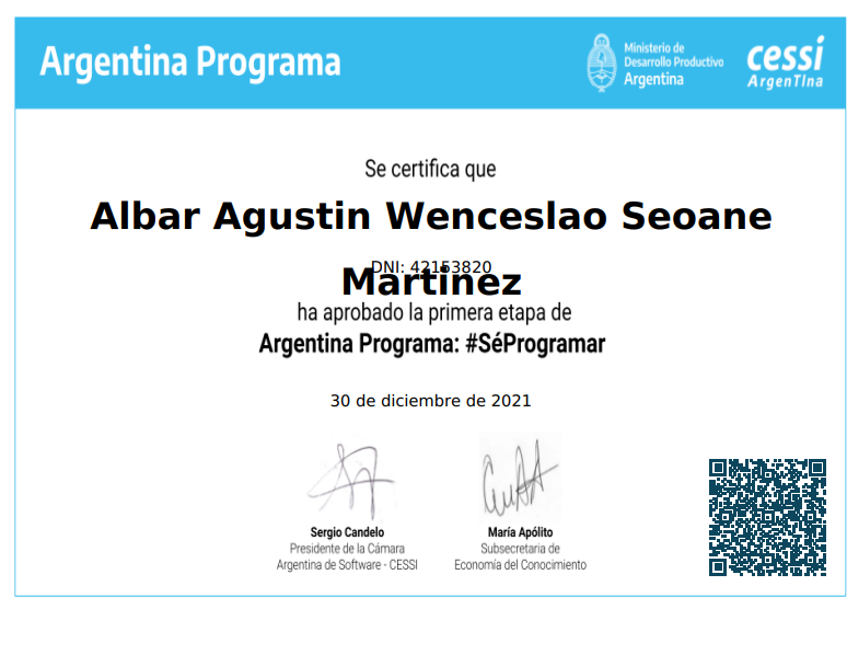 certification